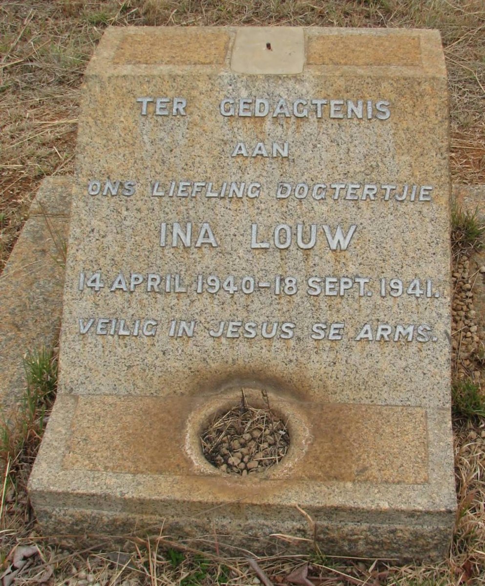 LOUW Ina 1940-1941