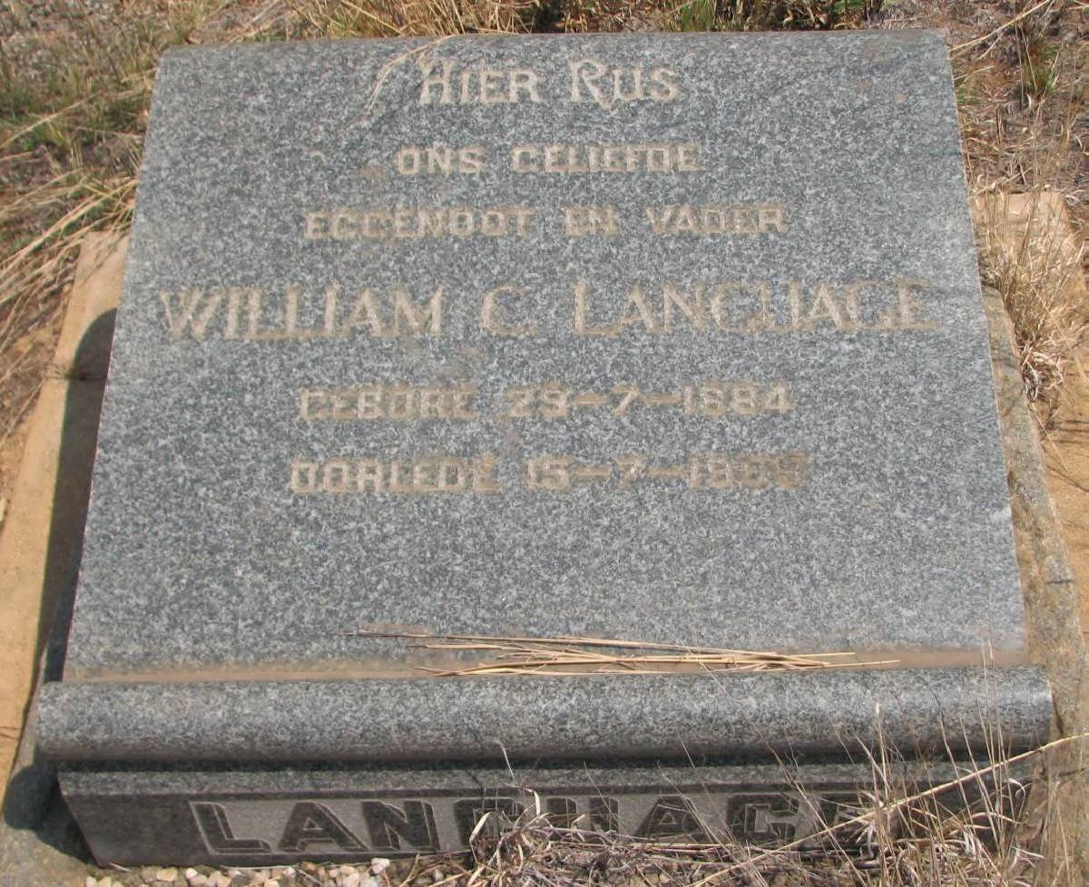 LANGUAGE William C. 1884-1955