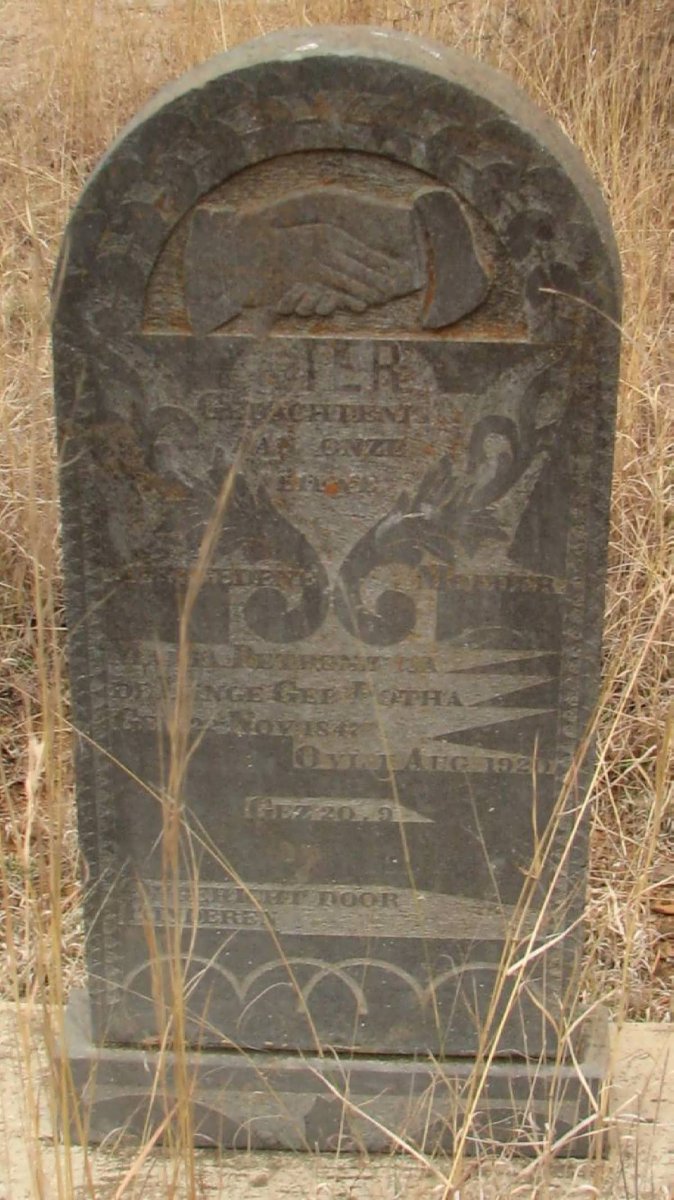 LANGE Maria Petronella, de nee BOTHA 1842-1920