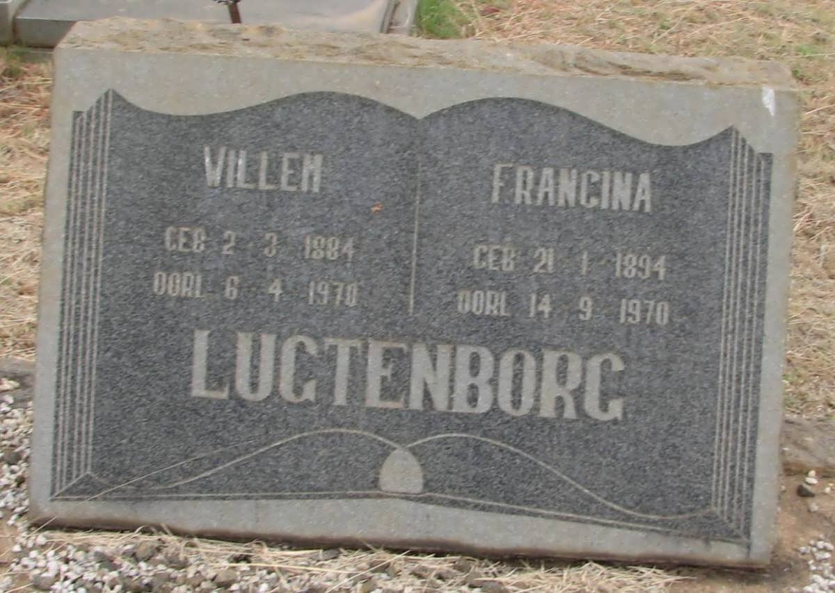 LUGTENBORG Willem 1884-1970 &amp; Francina 1894-1970