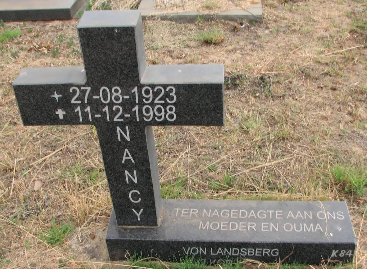 LANDSBERG Nancy, von 1923-1998