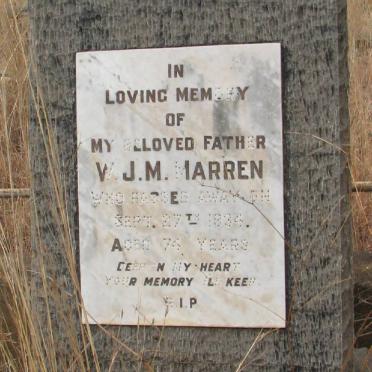 MARREN W.J.M. -1934