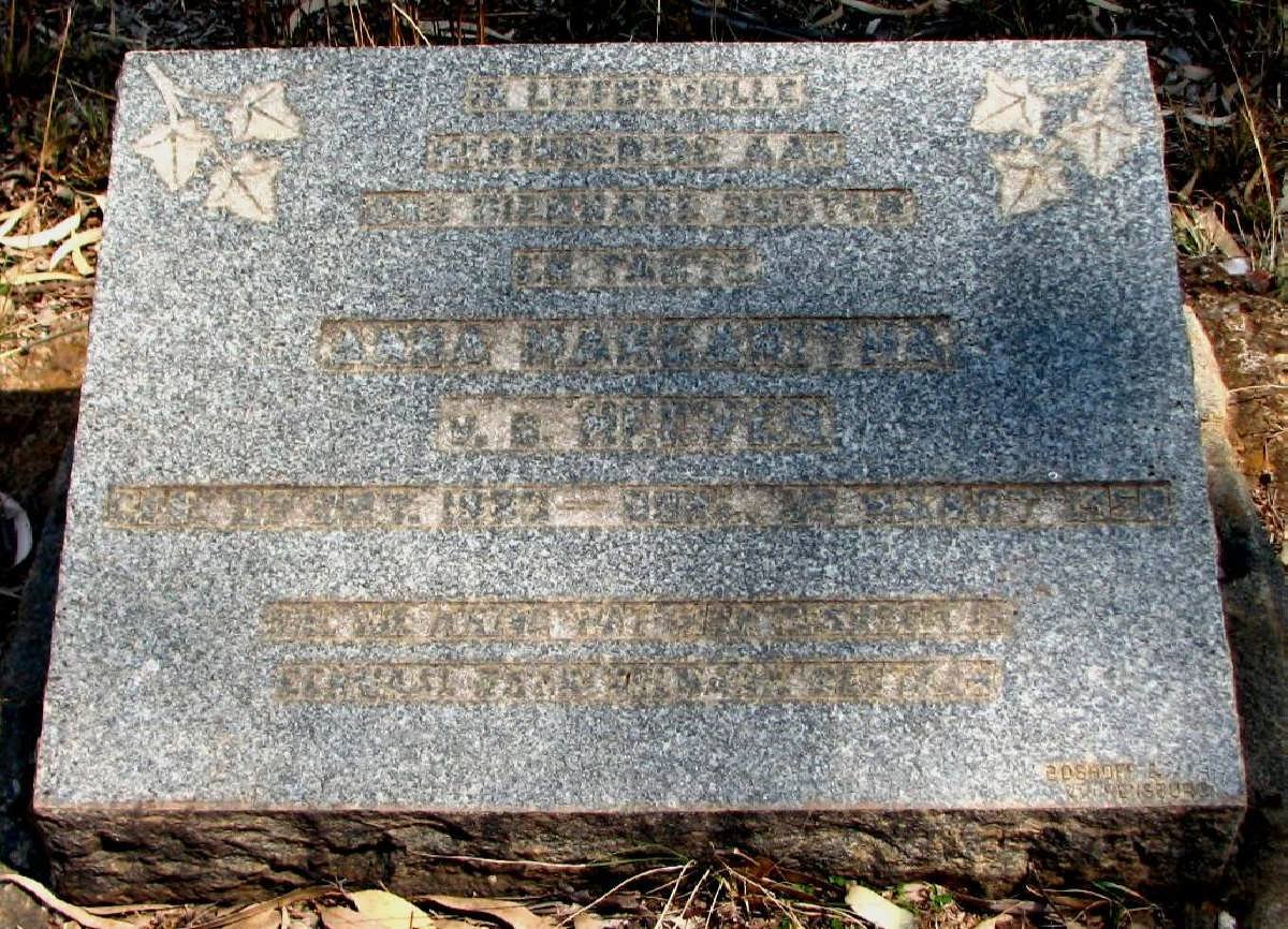 MERWE Anna Margaretha, v.d. 1883-19??