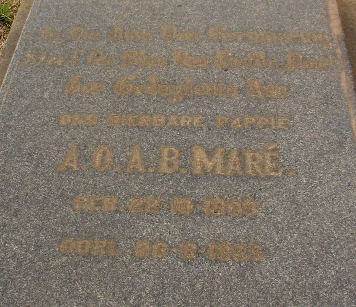 MARE A.C.A.B. 1903-1995