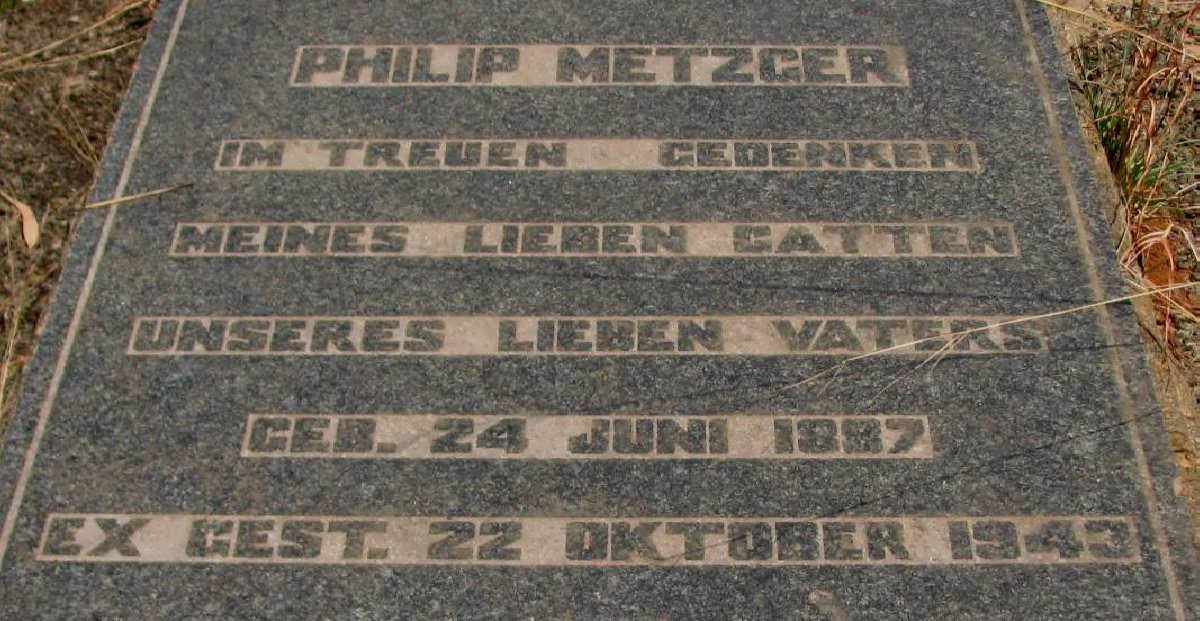 METZGER Philip 1887-1943
