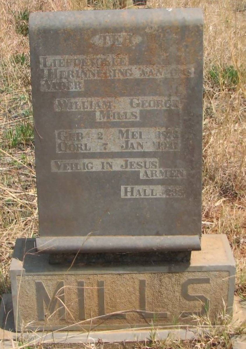 MILLS William George 1873-1948