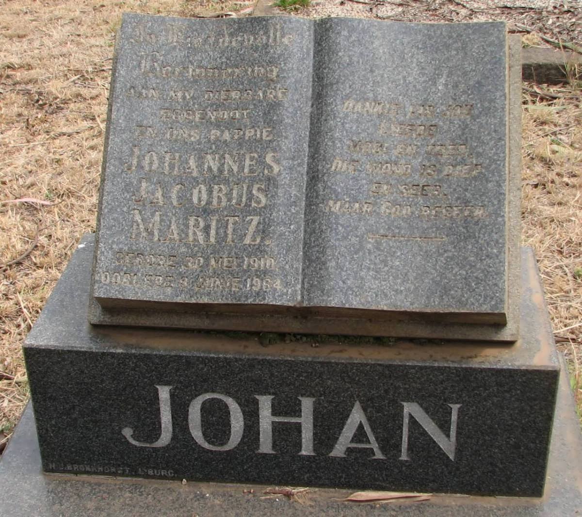 MARITZ Johannes Jacobus 1910-1964