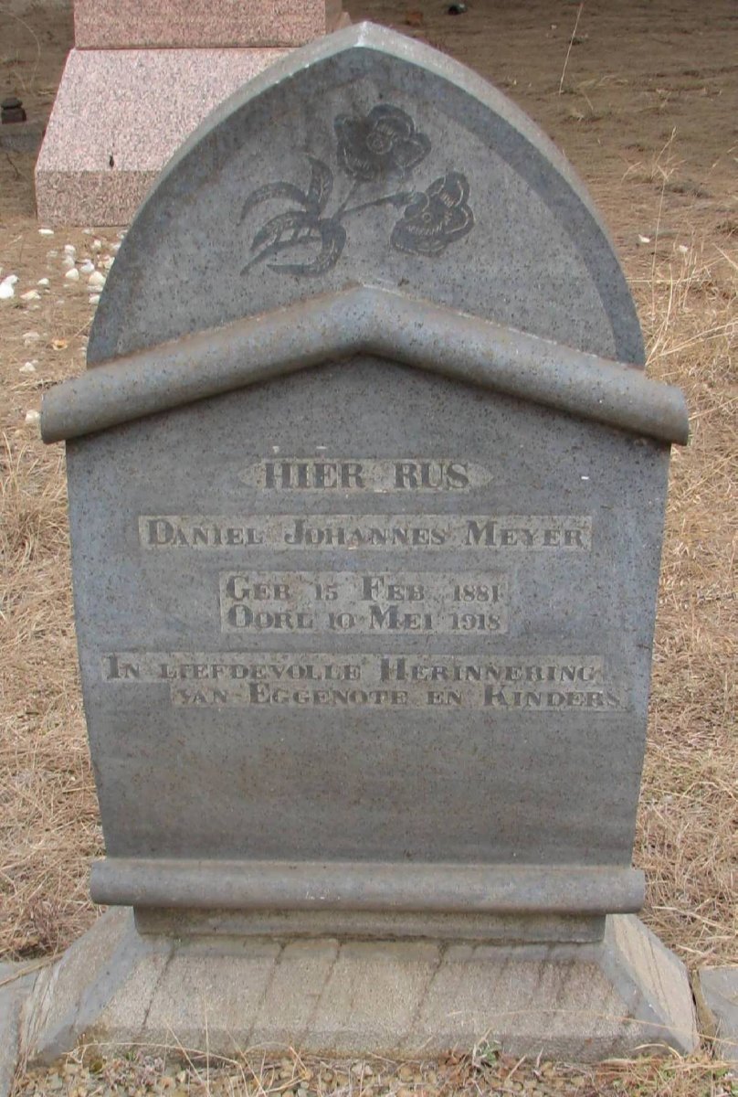 MEYER Daniel Johannes 1881-1918