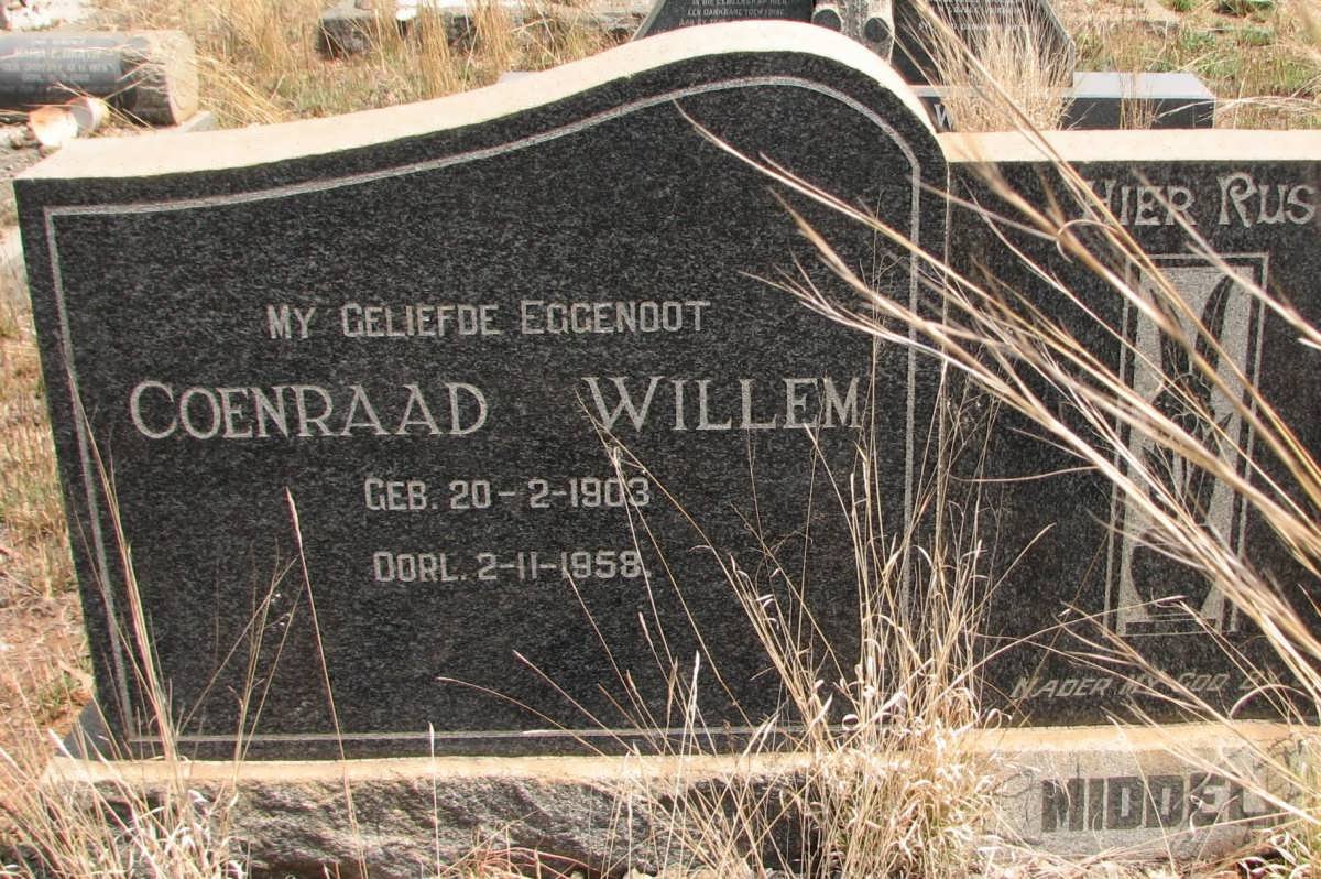 MIDDEL Coenraad Willem 1903-1958 & Susanna Elizabeth 1902- _1