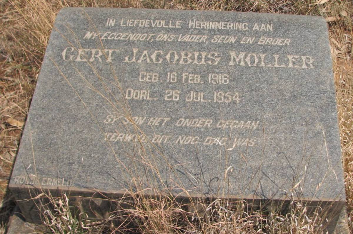 MOLLER Gert Jacobus 1916-1954