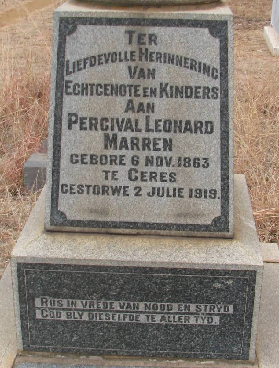 MARREN Percival Leonard 1863-1919