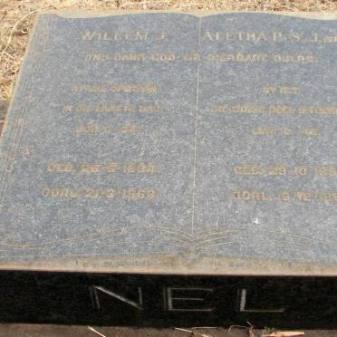 NEL Willem J. 1884-1963 &amp; Aletha P.S. SMIT 1881-1961