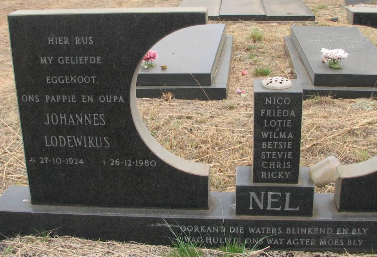 NEL Johannes Lodewikus 1924-1980