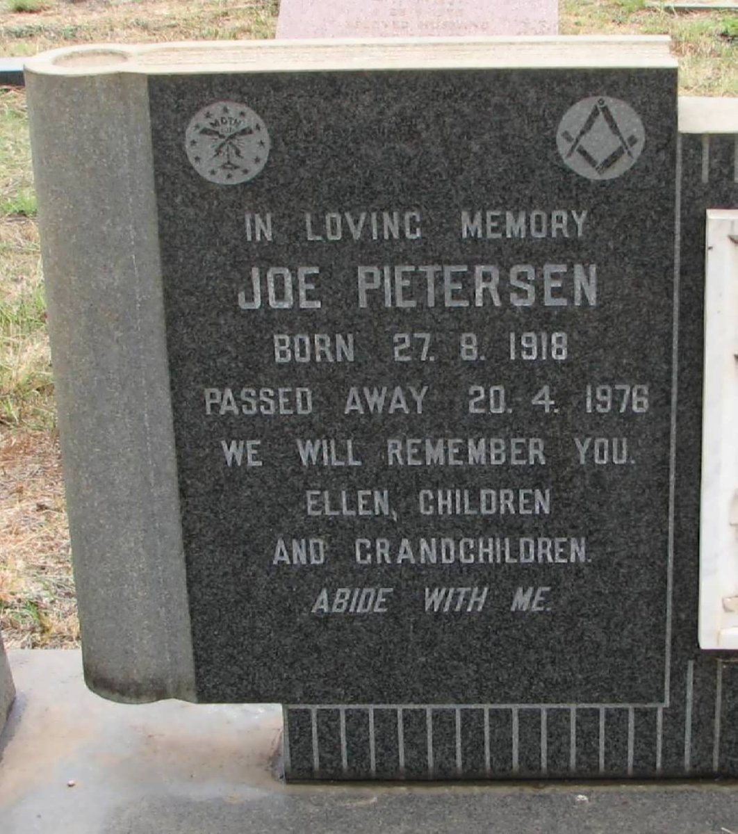 PIETERSEN Joe 1918-1976