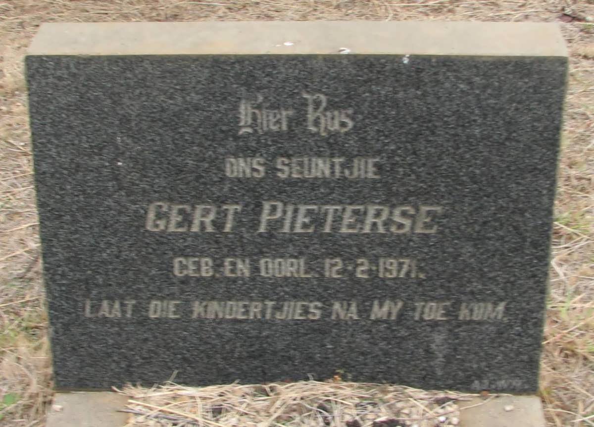 PIETERSE Gert 1971-1971