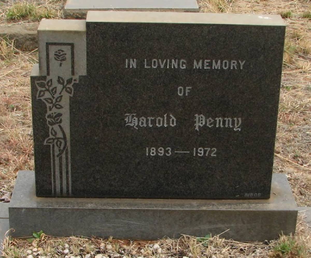 PENNY Harold 1893-1972