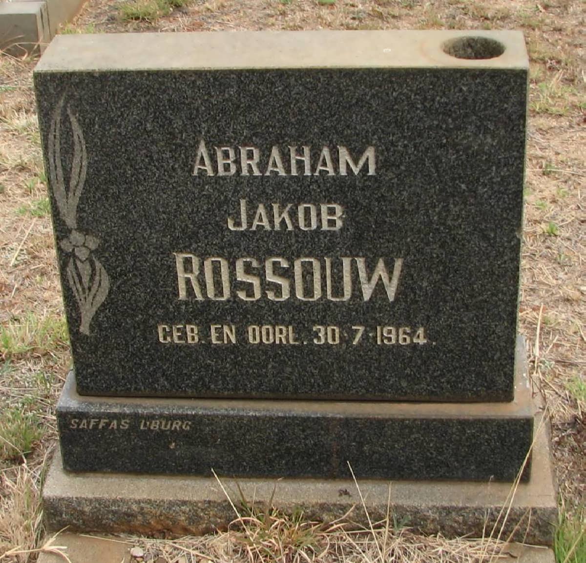 ROSSOUW Abraham Jakob 1964-1964
