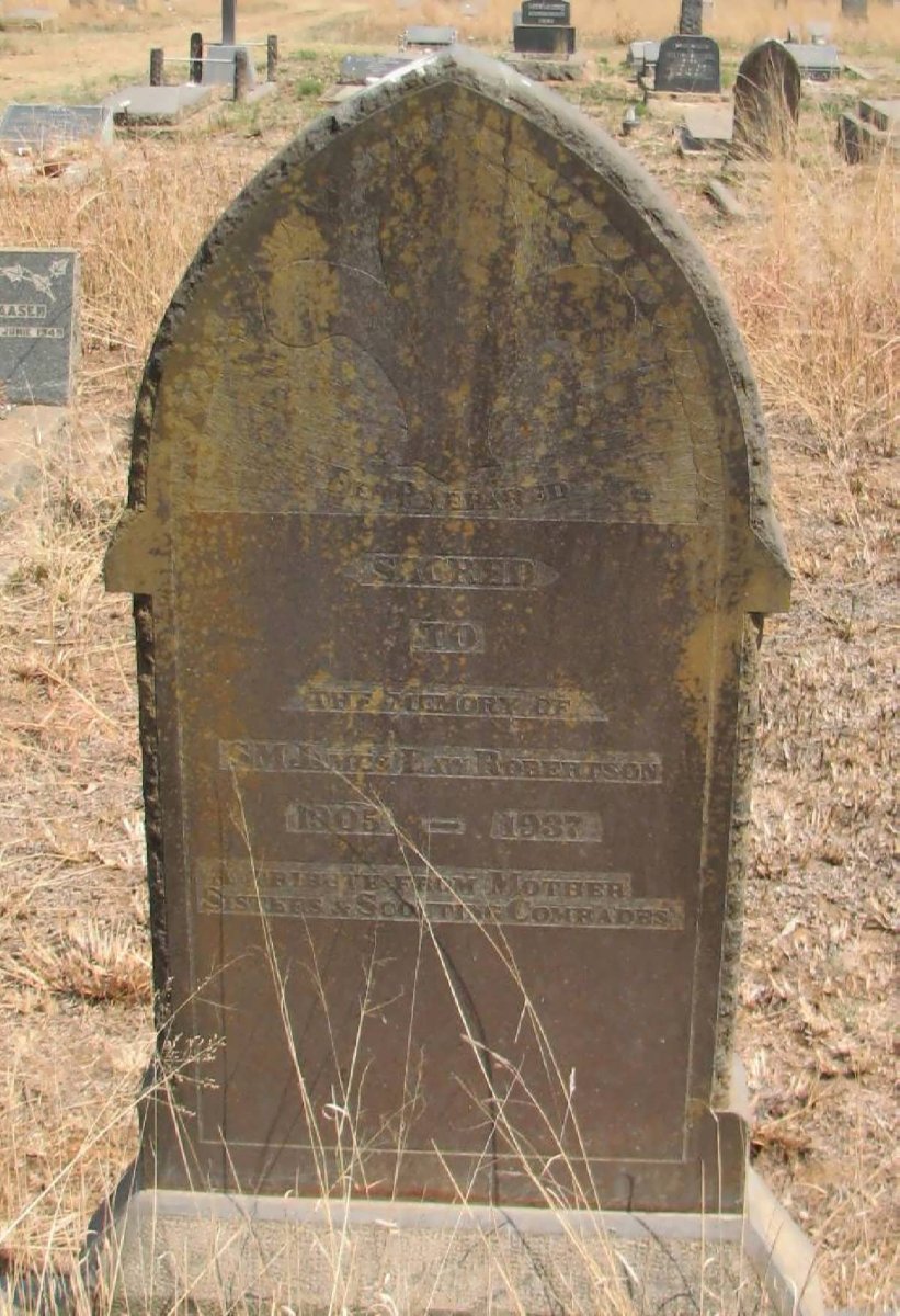 ROBERTSON SM James Law 1905-1937