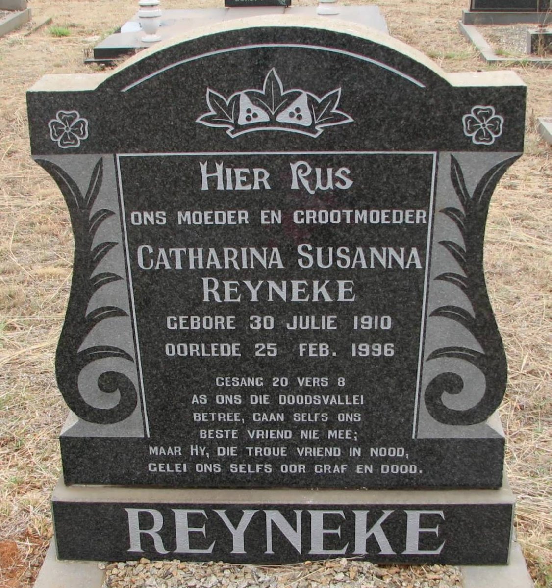 REYNEKE Catharina Susanna 1910-1996