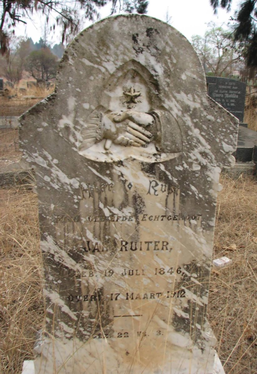RUITER Jan 1846-1912