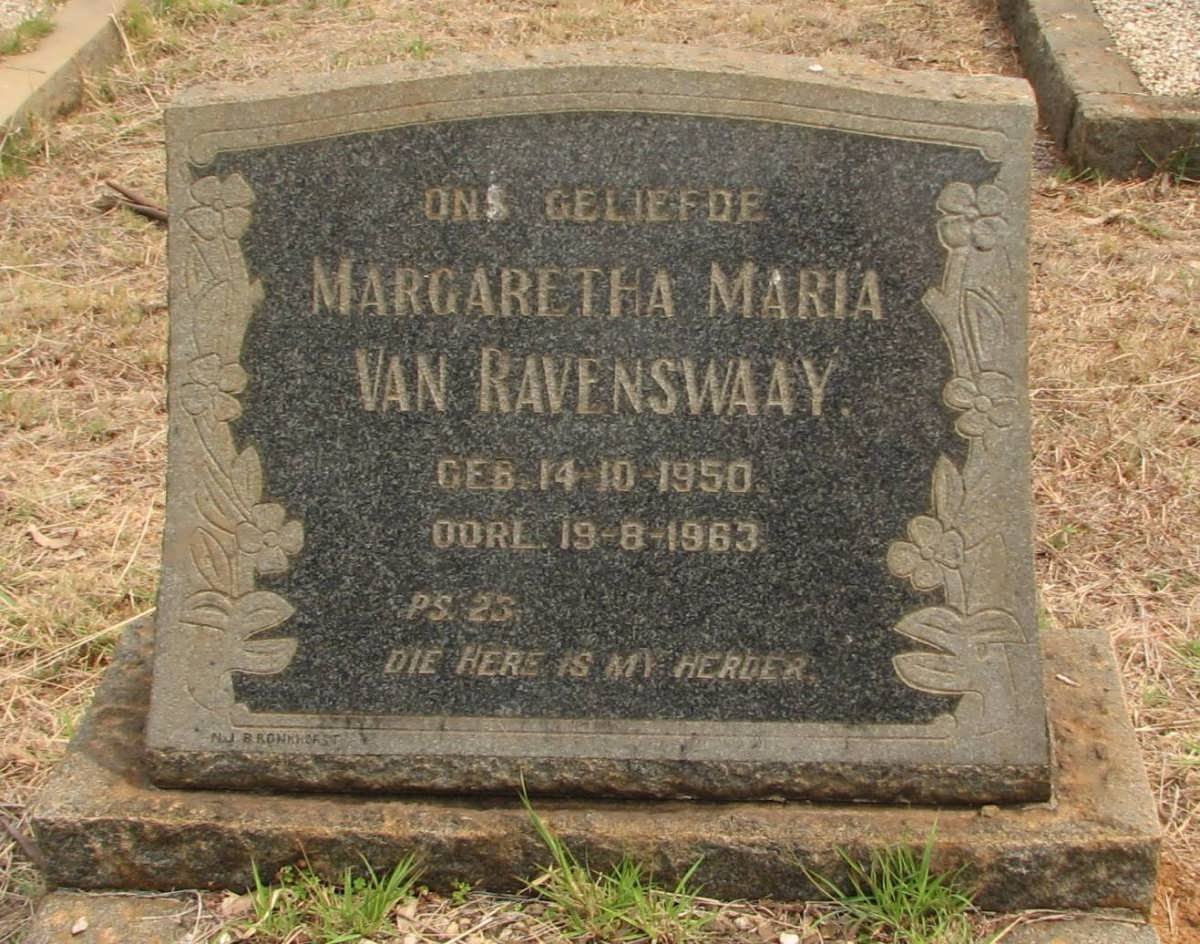 RAVENSWAAY Margaretha Maria, van 1950-1963
