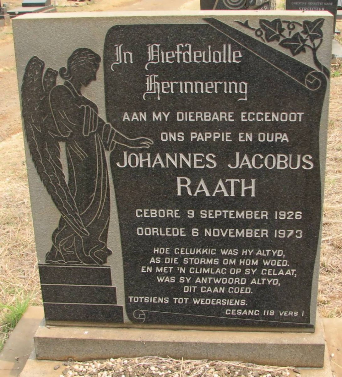 RAATH Johannes Jacobus 1926-1973