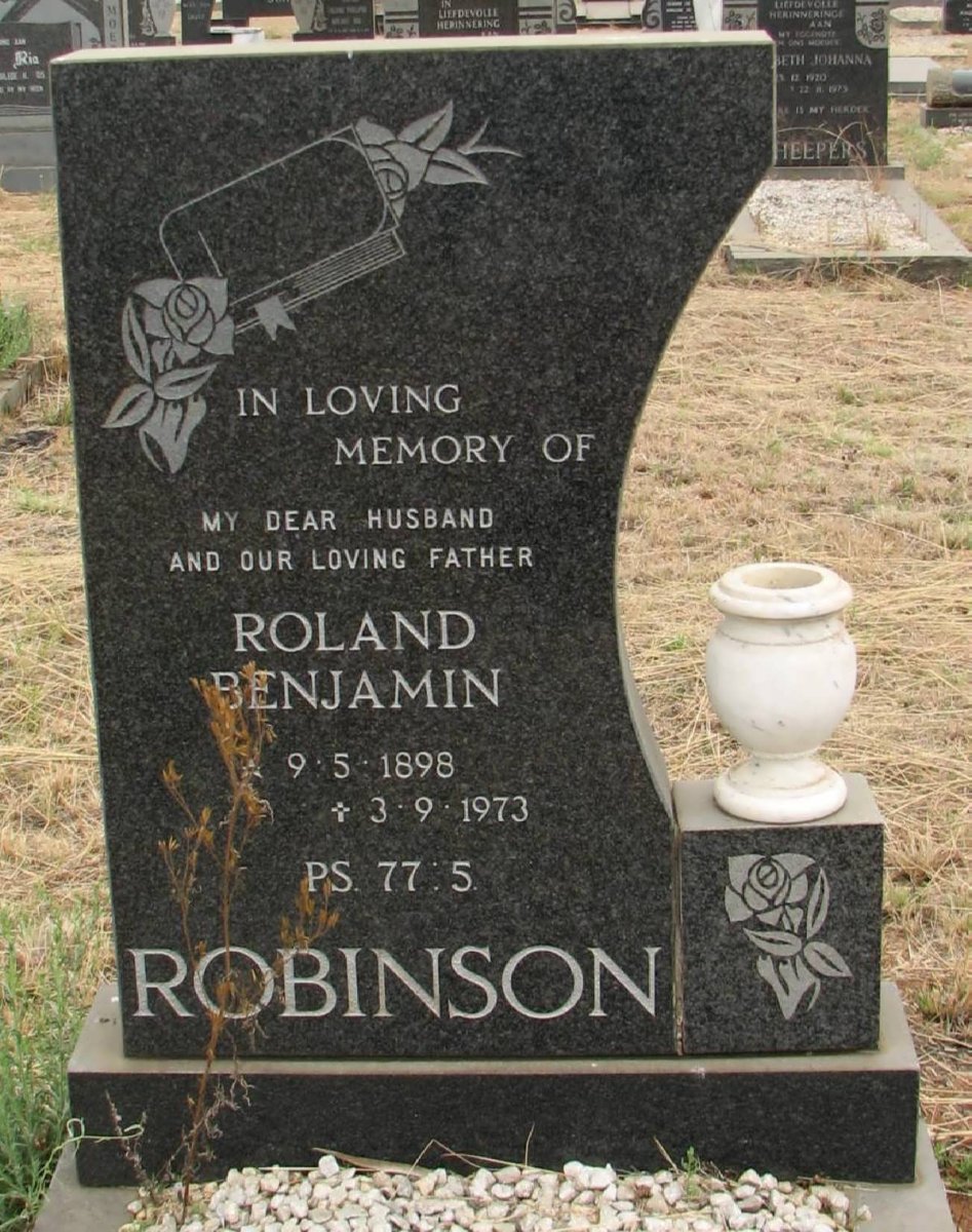 ROBINSON Roland Benjamin 1898-1973