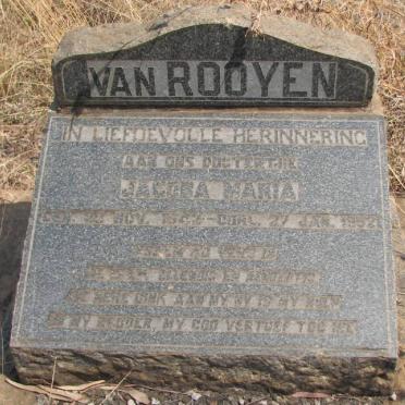 ROOYEN Jacoba Maria, van 1942-1952