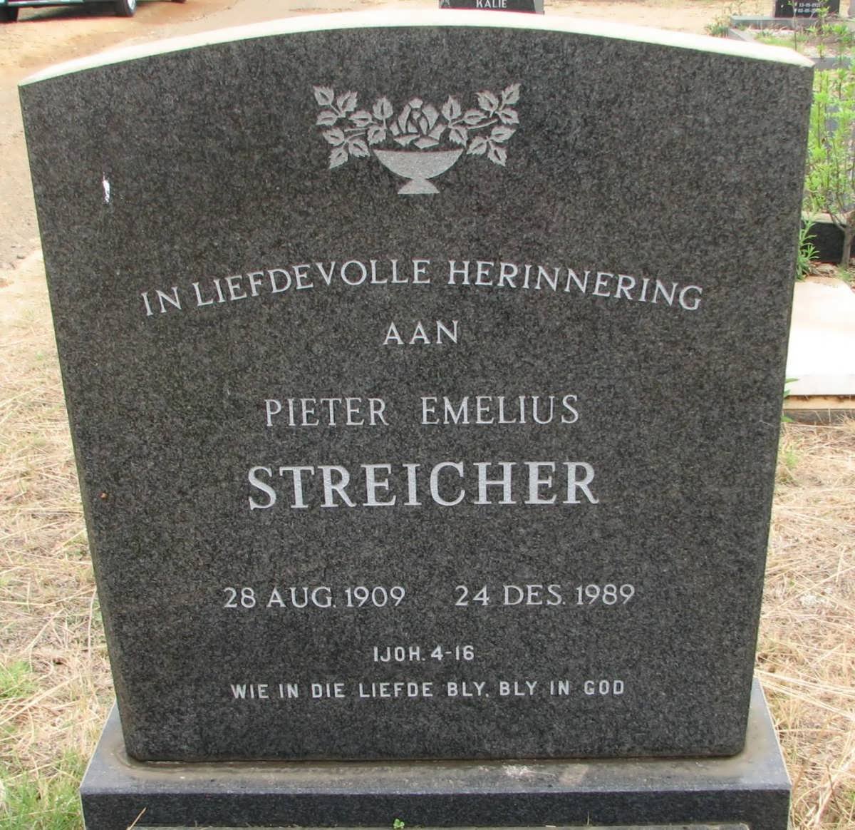 STREICHER Pieter Emelius 1909-1989