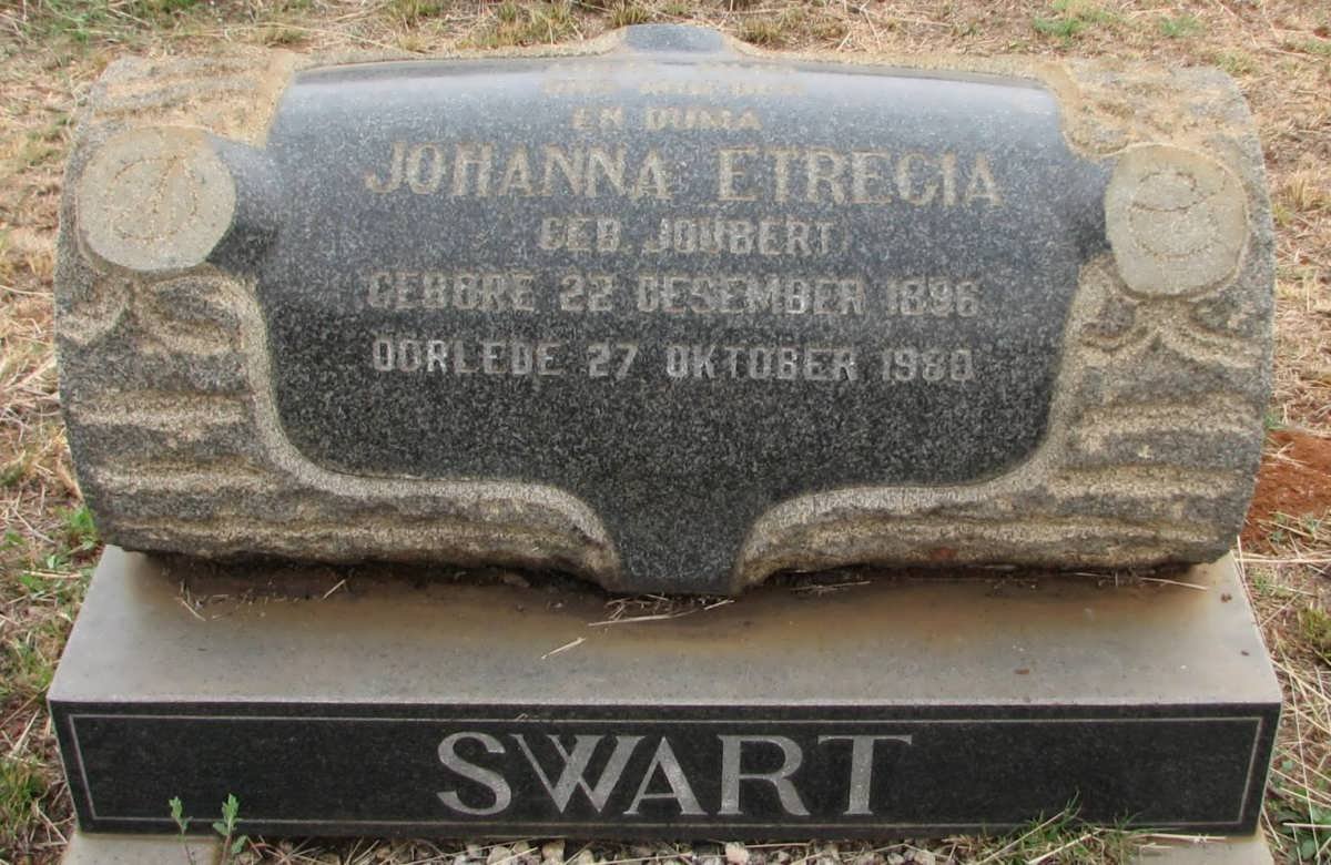 SWART Johanna Etrecia nee JOUBERT 1896-1980