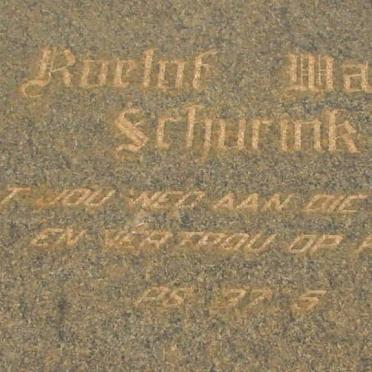 SCHURINK Roelof Walter