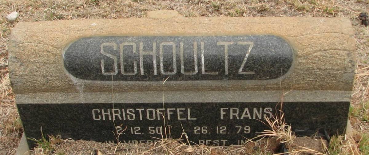 SCHOULTZ Christoffel Frans 1950-1979