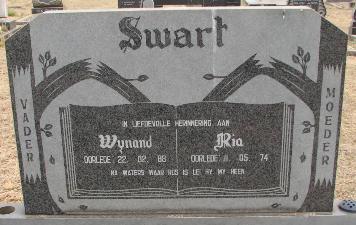 SWART Wynand -1988 &amp; Ria -1974
