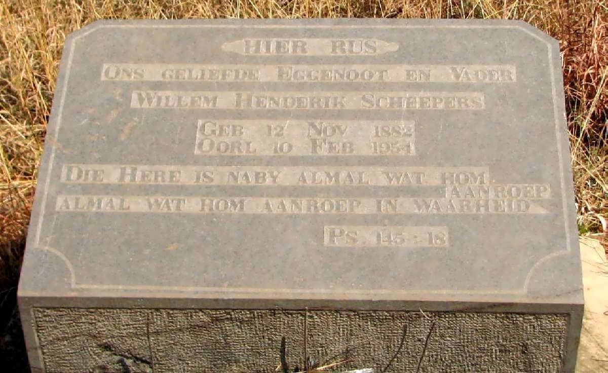 SCHEEPERS Willem Hendrik 1882-1954