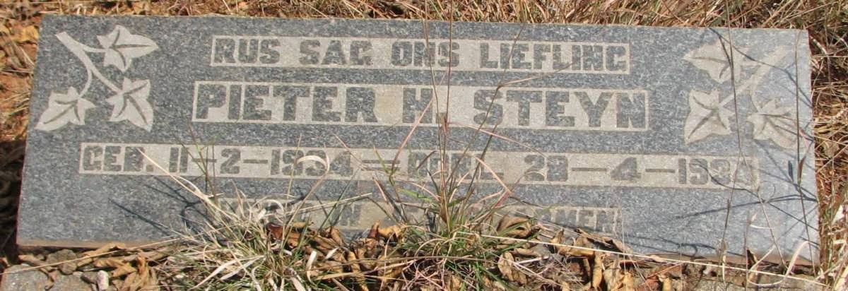 STEYN Pieter H. 1934-1934