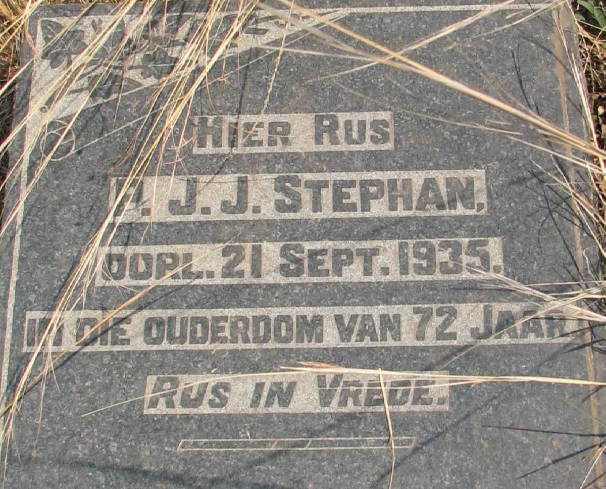 STEPHAN P.J.J. -1935