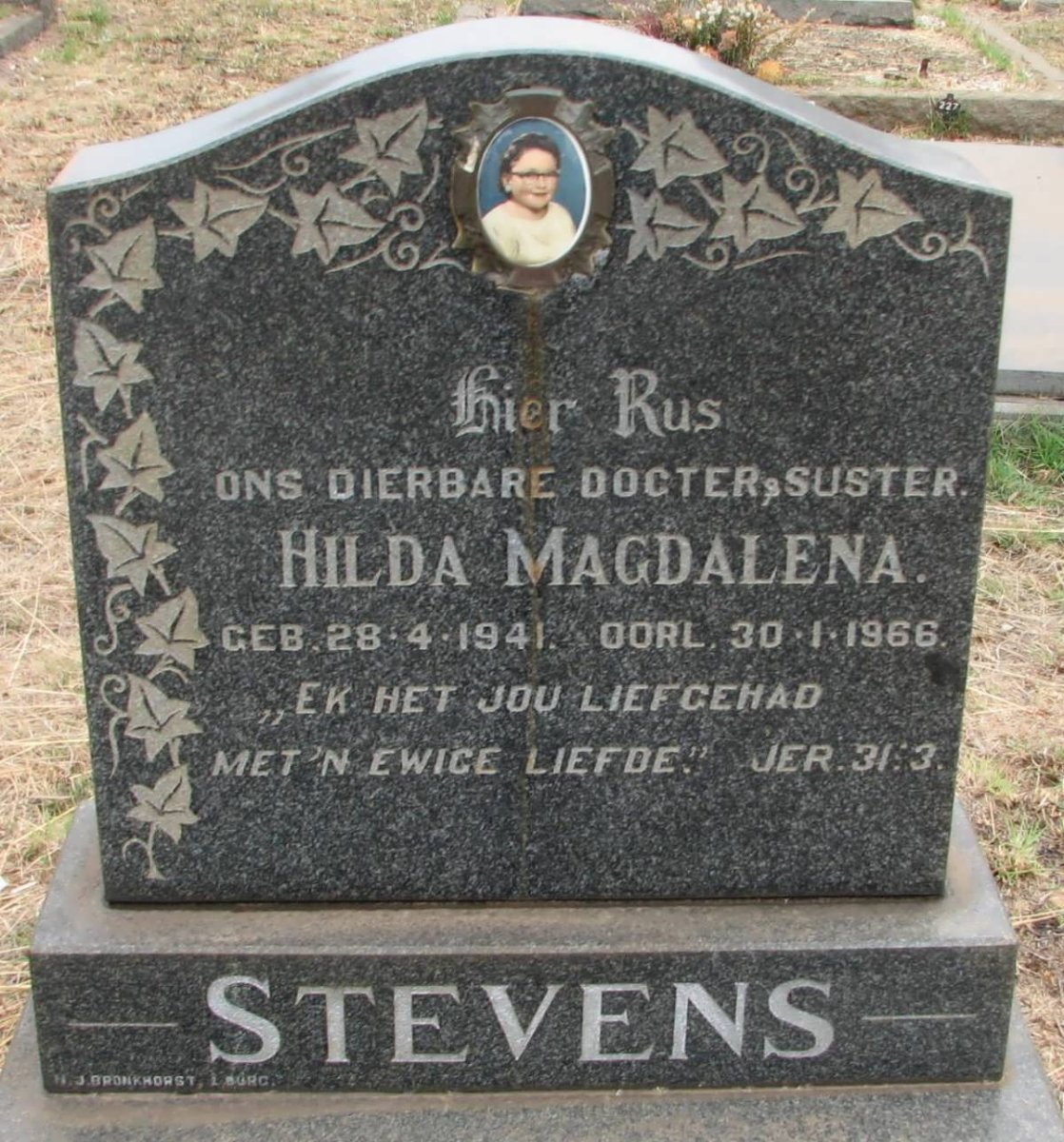 STEVENS Hilda Magdalena 1941-1966