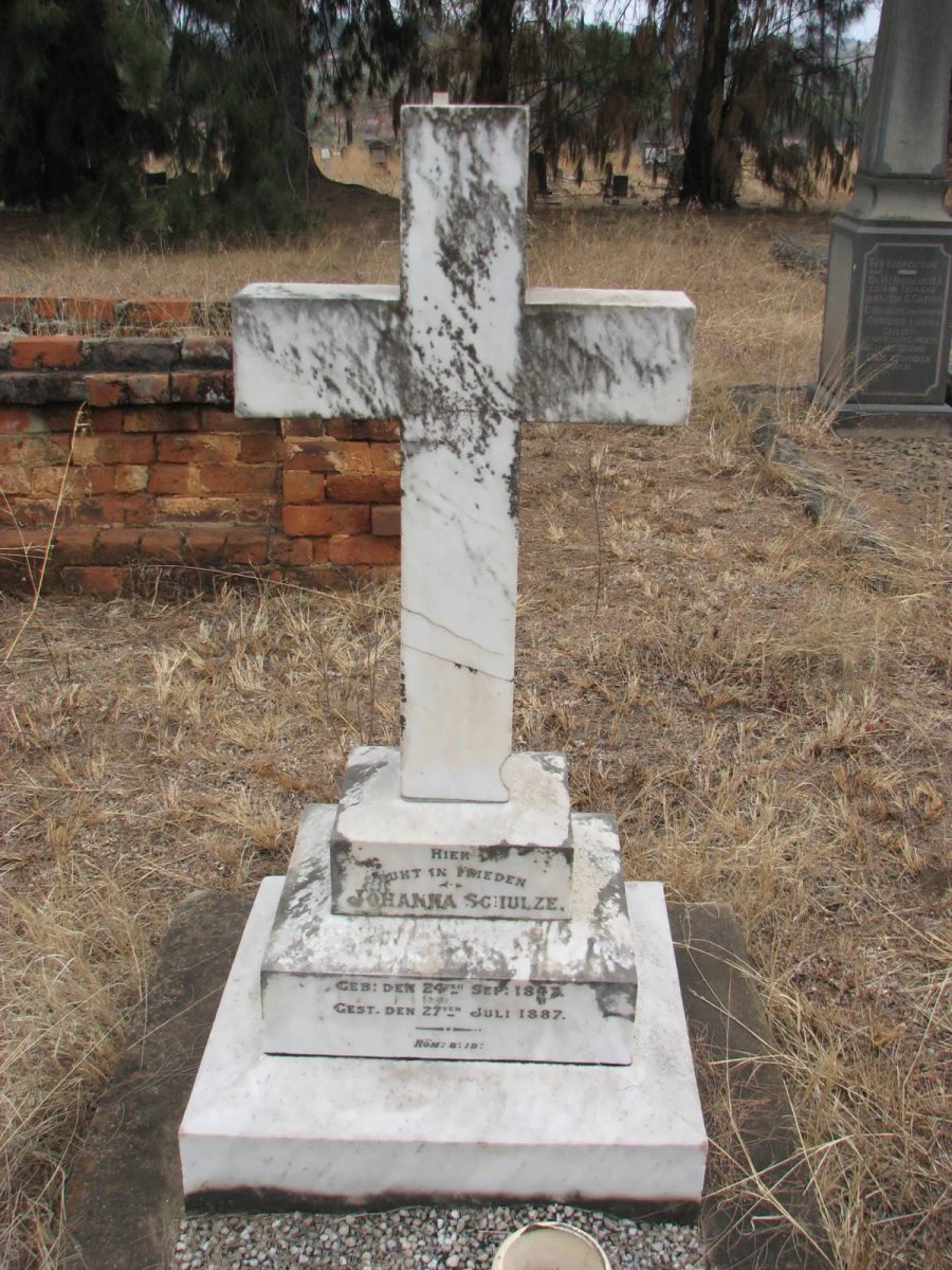 SCHULZE Johanna 1842-1987