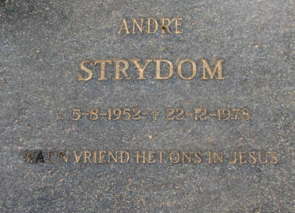 STRYDOM Andre 1952-1978