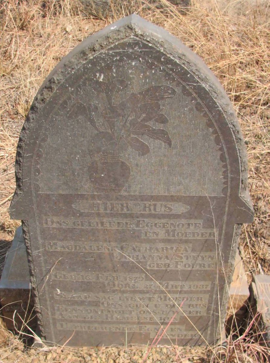 STEYN Magdalena Catharina Johanna nee FOURE 1879-1937