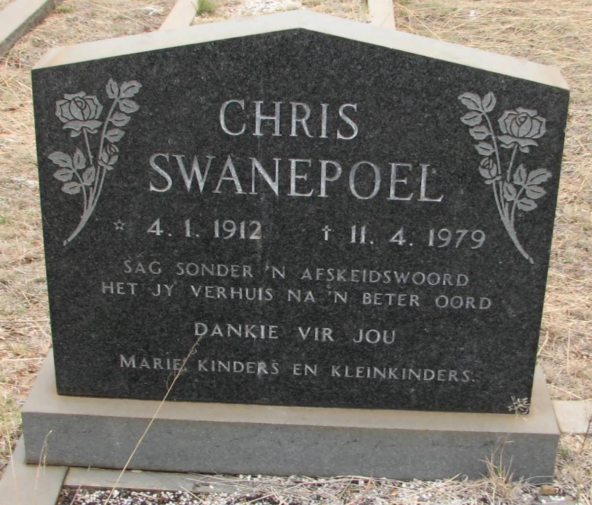 SWANEPOEL Chris 1912-1979
