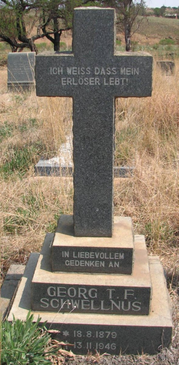 SCHWELLNUS Georg T.F. 1879-1946