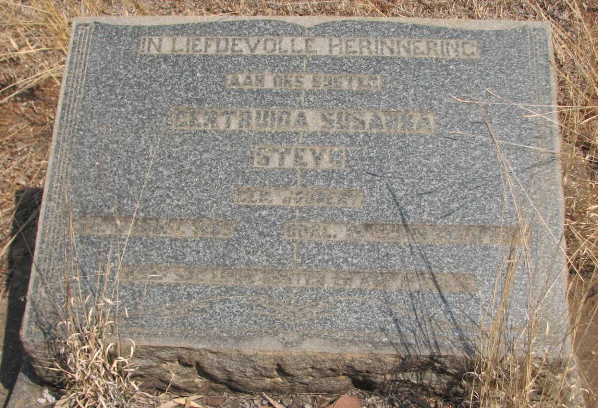 STEYN Gertruida Susanna nee JOUBERT