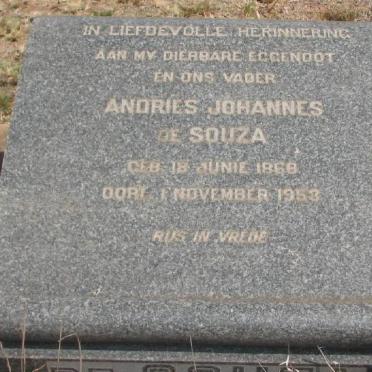 SOUZA Andries Johannes, de 1868-1953