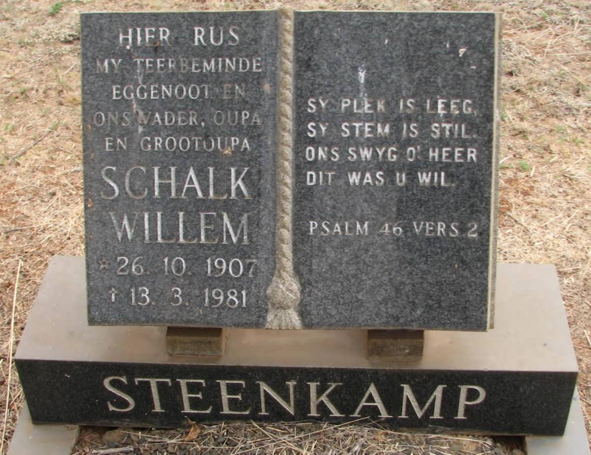 STEENKAMP Schalk Willem 1907-1981