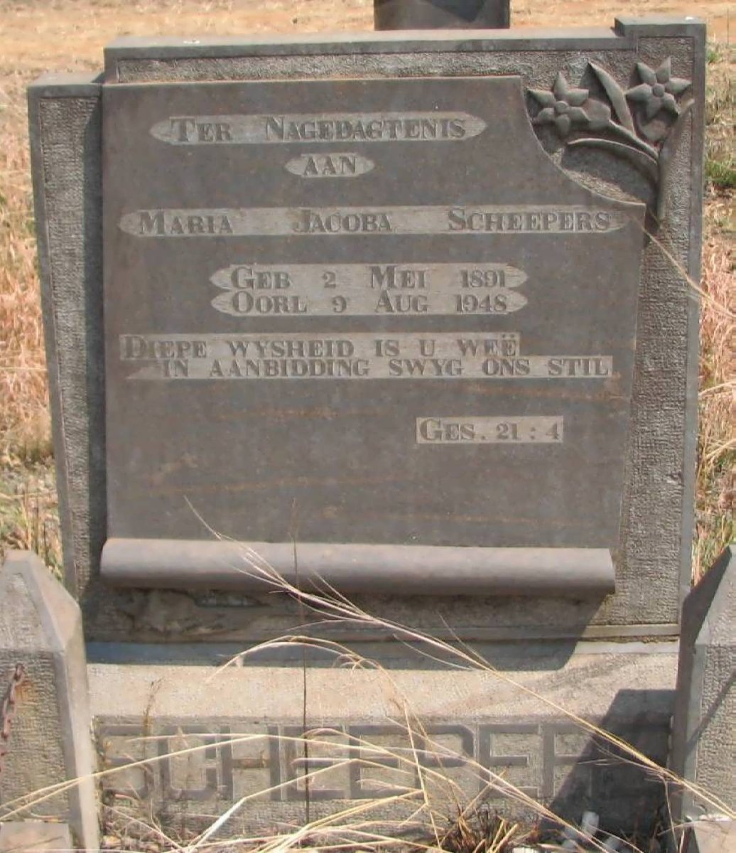 SCHEEPERS Maria Jacoba 1891-1948