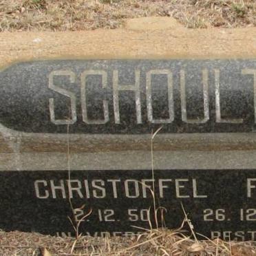 SCHOULTZ Christoffel Frans 1950-1979
