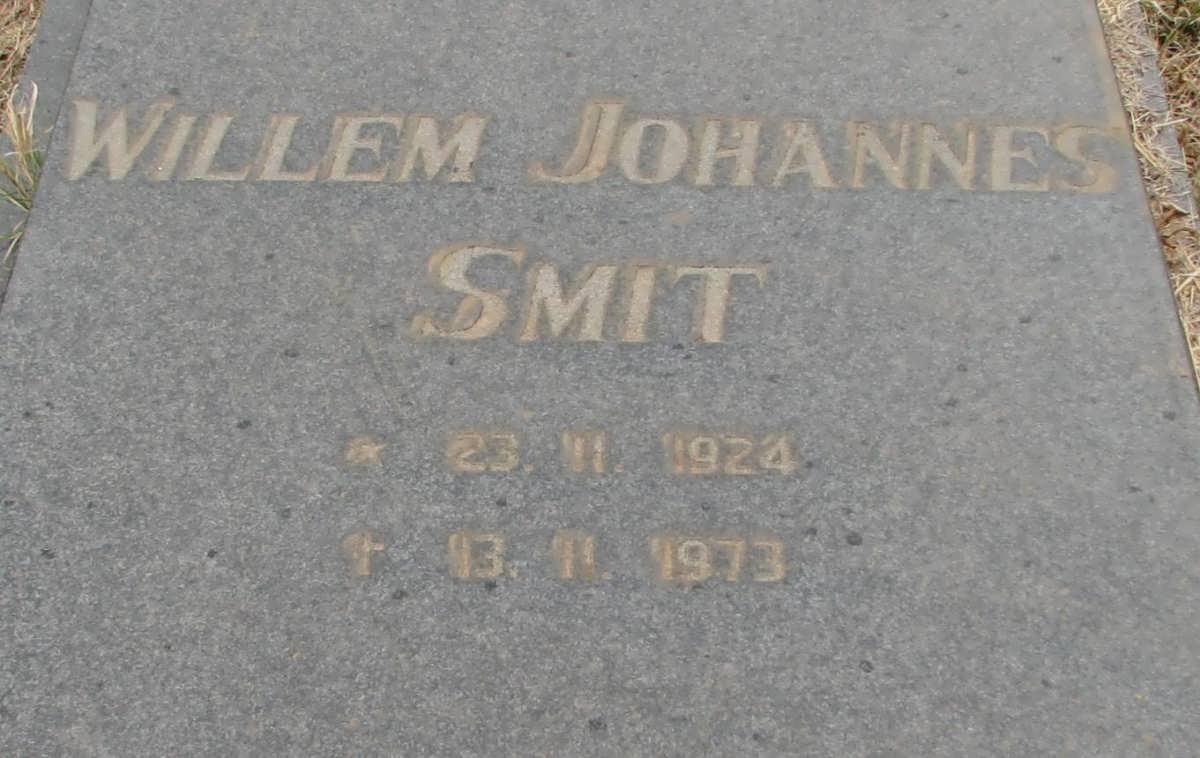 SMIT Willem Johannes 1924-1973