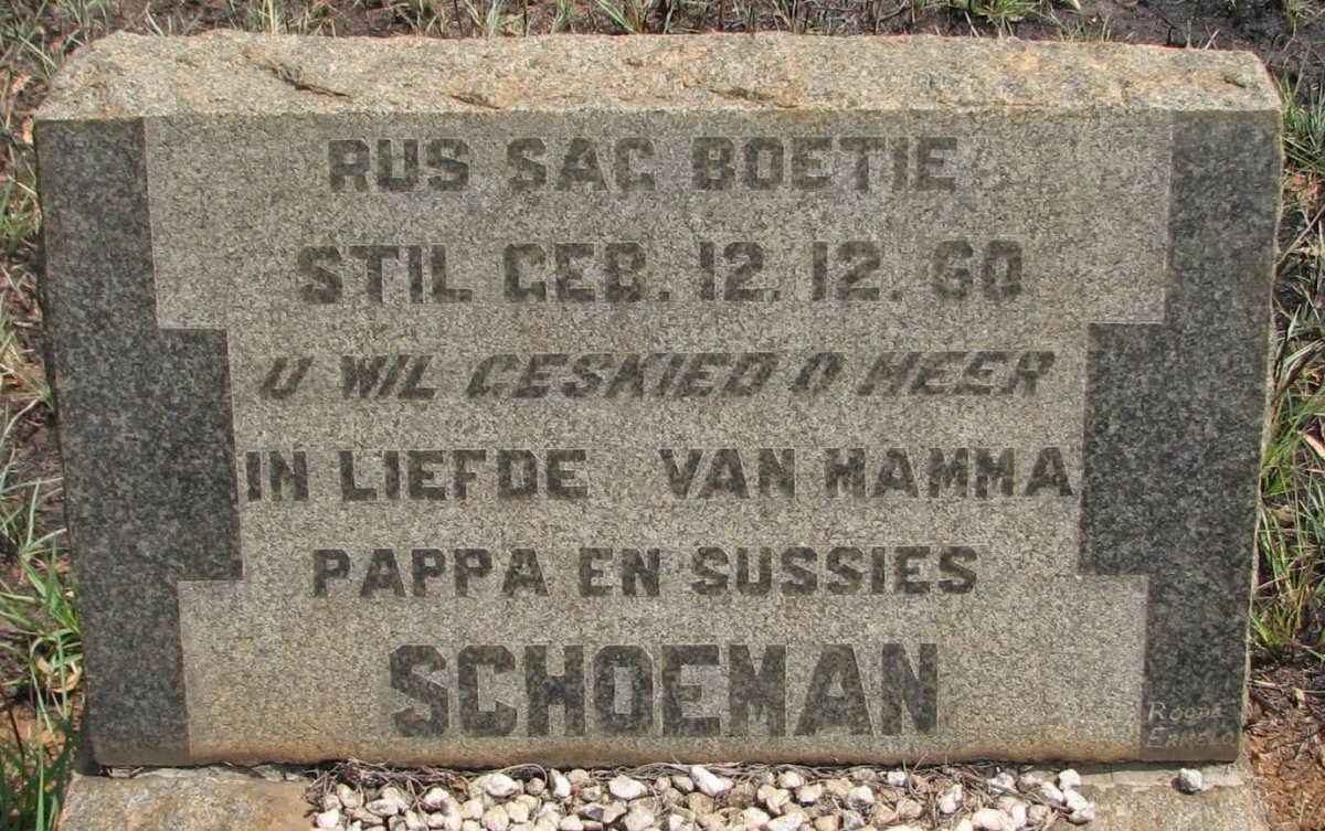 SCHOEMAN Baba 1960-1960