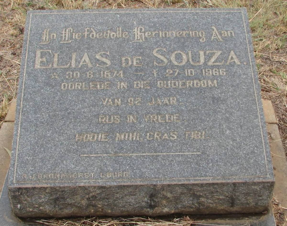 SOUZA Elias, de 1874-1966